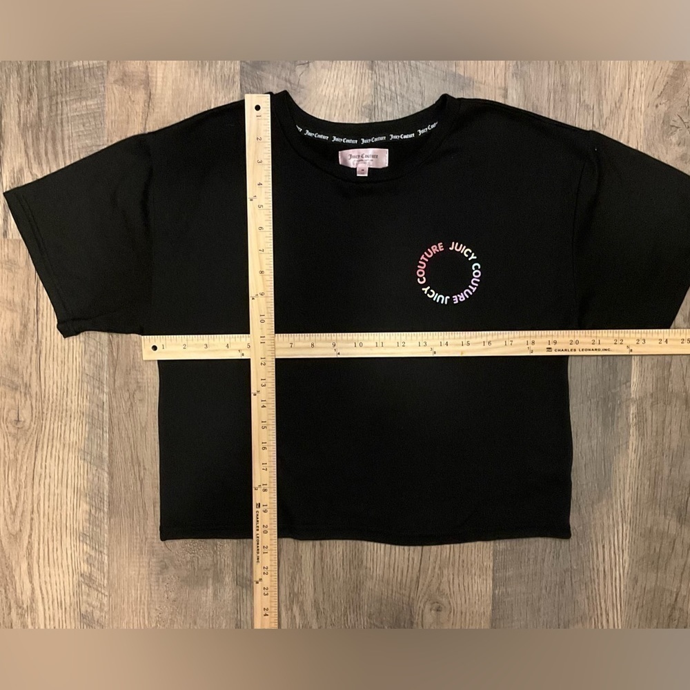 Juicy Couture Black Sleep Tee size Medium - Picture 5 of 5